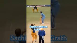 Sachin vs McGrath Battle indvsaus sachintendulkar mcgrath [upl. by Otirecul]