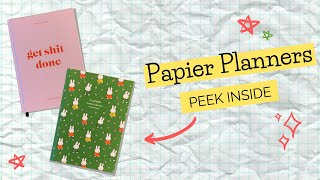 Get Organized with PAPIER PLANNERS  Undated amp Customizable [upl. by Anidan]