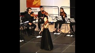 Natsuho Murata played M Weinberg ”Concertino for violin and strings” in 2° Round Tibor Junior 2022 [upl. by Suhail]