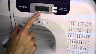 Brother CS 6000i 19 Selecting Stitches [upl. by Eenahs]