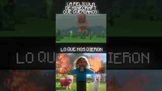 La VERDADERA Pelicula de minecraft  🤑🤑🤑 [upl. by Eyssej195]