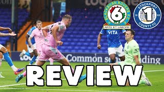 STOCKPORT COUNTY 1 BLACKBURN ROVERS 6  MATCH REVIEW [upl. by Remy]