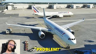 7Hour TRANSATLANTIC Flight in Microsoft Flight Simulator with ATC A330 CDGYUL [upl. by Ykceb800]