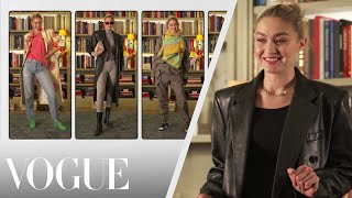 Every Outfit Gigi Hadid Wears in a Week  7 Days 7 Looks  Vogue [upl. by Korrie]