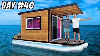 Transforming Abandoned Boat into a Houseboat  Ep 3 [upl. by Natsyrt]