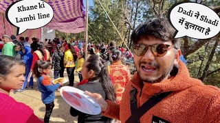 Pahadi Shadi में खाने की लम्बी line 😱 Chelusain Wedding Vlog  Suyash Aswal [upl. by Uhej]