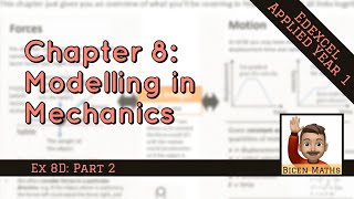 Modelling in Mechanics 3 • Modelling with Vectors • Mech1 Ex8D • 🚀 [upl. by Alyac14]