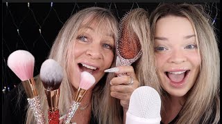 Mom Tries ASMR most popular triggers [upl. by Ahsitneuq]