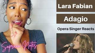 Opera Singer Reacts to Lara Fabian Adagio  Performance Analysis  MASTERCLASS [upl. by Webb133]