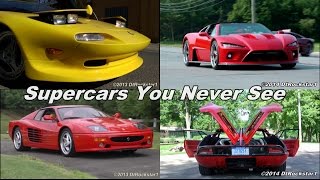 10 Exotic Cars You Wont See In Every Youtube Video [upl. by Weight]