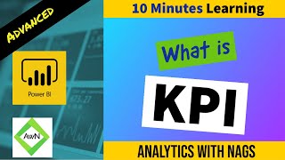 Power BI Tutorial 2350  What is KPIs Key Performance Indicators [upl. by Kcerb607]