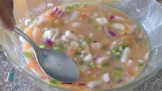 ¡Ceviche mixto a lo Jipijapa paso a paso [upl. by Bowrah]