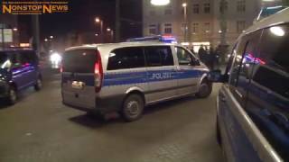 17022017 Massenschlägerei zwischen Syrern und Deutschen auf Doberaner Platz  Polizeigroßeinsatz [upl. by June752]