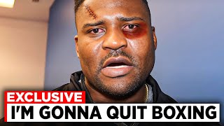 Francis Ngannou ANNOUNCES Retirement From BOXING After Anthony Joshua LOSS EMOTIONAL [upl. by Maag]