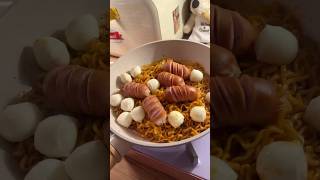 보코치니치즈불닭볶음면🩷 Bocconcini Cheese buldak [upl. by Tiersten]