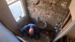 Total bathroom remodelling timelapse [upl. by Ammadis]