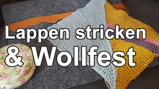 Lappen stricken und Wollfest  Strickpodcast 108 [upl. by Ecnerol623]