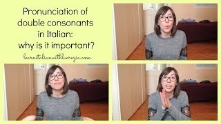 Pronouncing double consonants in Italian  Learn Italian with Lucrezia [upl. by Guerra]