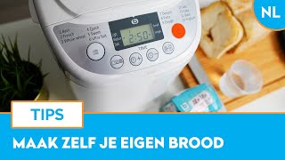 Zelf brood bakken met een broodbakmachine [upl. by Verdi107]