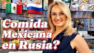 RUSA PRUEBA COMIDA MEXICANA POR PRIMERA VEZ🇲🇽🇷🇺 [upl. by Iturhs]