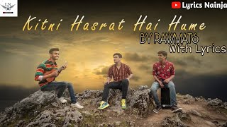 LYRICAL Kitni Hasrat Hai Hume  Rawmats  Kumar Sanu  Refix Version [upl. by Lodnar339]