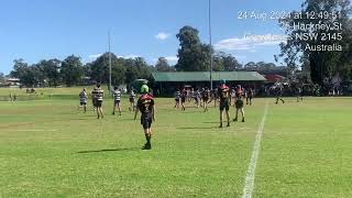 Hills Bulls 14 Div 3 v Greystanes 14s 24082024 [upl. by Maggio]