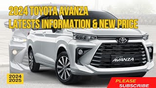 2024 Toyota Avanza New Price [upl. by Lamhaj40]