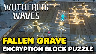 Wuthering Waves  Fallen Grave Encryption Block Puzzle Solution [upl. by Ahl]