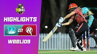 Brisbane Heat v Melbourne Renegades  WBBL09 [upl. by Dunc]