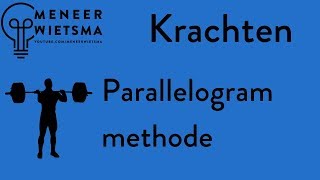 Natuurkunde uitleg Kracht 5 Parallellogram methode [upl. by Han380]