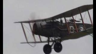 Bristol Fighter at Old Warden D Day airshow [upl. by Strang756]