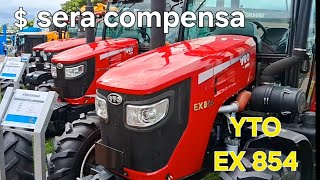 TRATOR YTO EX 854 NA TECNOSHOW COMIGO RIO VERDE GOIAS [upl. by Steinke]