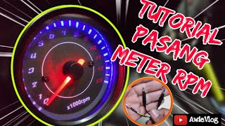 Cara Pasang Meter RPM Motor LC135 🔥 [upl. by Larimor]