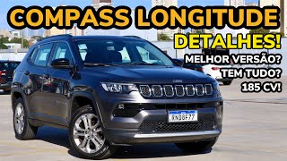 JEEP COMPASS 2022 LONGITUDE EM DETALHES  Falando de Carros [upl. by Cheng]