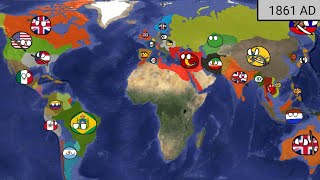 History of the World Countryballs Every years 500BC  2024AD [upl. by Sitnik218]