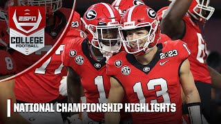 National Championship TCU Horned Frogs vs Georgia Bulldogs  Full Game Highlights [upl. by Marlea]