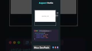 Learn About aspect ratio in css  aspect ratio kya hota hai sikhe webdesign cssproperty [upl. by Sukramaj]