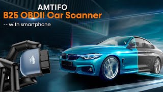 AMTIFO B25 OBD2 Scanner MUSTHAVE for DIY Car Repairs [upl. by Amron]