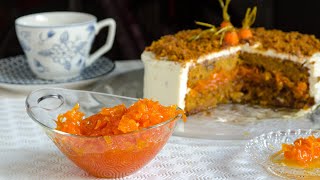 Κέικ καρότου αφράτο και πεντανόστιμο  Carrot cake [upl. by Nuahsad439]