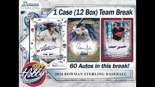 2024 Bowman STERLING 1 Case 12 Box Team Break 2 eBay 101424 [upl. by Henderson]