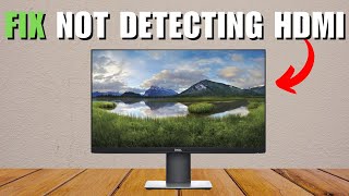 Dell Monitor Not Detecting HDMINo HDMI Signal From Your Device [upl. by Xenia]