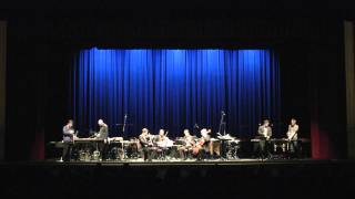 Tristan Perich Sequential Excerpt performed by So Percussion and Calder Quartet at Kutztown University [upl. by Gnoht]