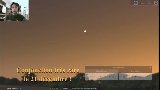 Jupiter et Saturne très proches dans le ciel [upl. by Eelta]