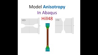 Anisotropy in Abaqus Hill48 [upl. by Wassyngton]