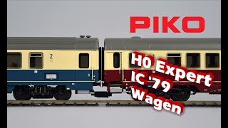 PIKO V046 H0 Expert IC 79 Wagen  Modellvorstellung [upl. by Hoopen712]