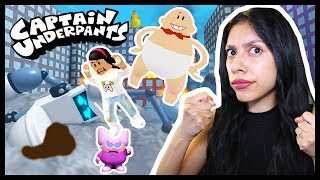 HELPING CAPTAIN UNDERPANTS STOP PROFESSOR POOPYPANTS  Roblox Adventure Obby [upl. by Petta]