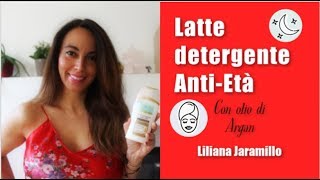 LATTE DETERGENTE ANTI ETA COME STRUCCARSI PERFETTAMENTErecensione Clinians [upl. by Eenahc]