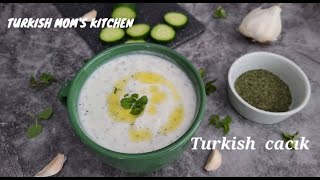 ✅ How to make Turkish yogurt sauce  cacık in 5 minutes [upl. by Octave91]