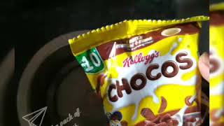 How to make Kelloggs chocos at home using Bourbon biscuits amp ice cream [upl. by Lua]