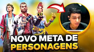 BAK NOVO META NO FREE FIRE COMBINAÇÕES DE PERSONAGENS MAIS APELÃO PARA RUSHAR NO FREE FIRE [upl. by Rosati]